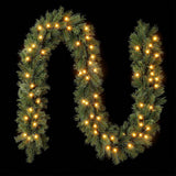 Jingle Jollys 2.7M Christmas Garland 8 Mode LED Lights Timing 200Tips Xmas Decor In Australia - Darrahopens