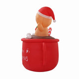 Jingle Jollys Christmas Inflatable Cup 1.8M Height LED Outdoor Decorations Illuminated In Australia - Darrahopens