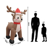 Jingle Jollys Christmas Inflatable Reindeer 2.5M Illuminated Decorations In Australia - Darrahopens