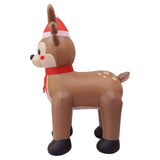 Jingle Jollys Christmas Inflatable Reindeer 2.5M Illuminated Decorations In Australia - Darrahopens