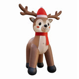 Jingle Jollys Christmas Inflatable Reindeer 2.5M Illuminated Decorations In Australia - Darrahopens