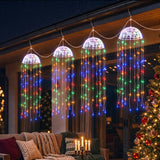 Jingle Jollys Christmas Lights Solar Jellyfish 4Pcs Garden Decorative Multi-Color In Australia - Darrahopens