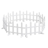Jingle Jollys 3m Solar Christmas Fence Lights Outdoor Garden Path Decor Warm White 8pc In Australia - Darrahopens