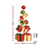 Jingle Jollys Christmas Decorations Lighted Gift Box Tower Christmas Lights Stackable 170cm In Australia - Darrahopens