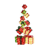 Jingle Jollys Christmas Decorations Lighted Gift Box Tower Christmas Lights Stackable 170cm In Australia - Darrahopens