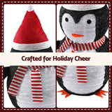 Jingle Jollys Christmas Penguin Light LED Christmas Decoration Pop Up Christmas Display 70cm In Australia - Darrahopens