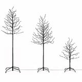 Jingle Jollys 3 Pack LED Christmas Tree Lighted Birch Tree Indoor Outdoor Xmas Decor Warm White