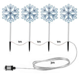 Jingle Jollys 4 Pack Christmas Lights Path Lights Garden Decoration Outdoor Pathway Lighting