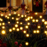 Jingle Jollys Christmas Lights Solar Firefly Lights Garden Decoration Path Lights Warm White 3 Pack In Australia - Darrahopens