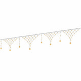 Jingle Jollys Christmas Lights Solar Fairy Lights Warm White Christmas Decorations 4m