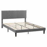 Artiss Furniture > Bedroom > Beds & Bed Frames Artiss Queen Bed Frame Adjustable Headboard Grey | AU Stock
