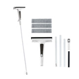 Darrahopens Adult Products > Lubricants & Care > Cleaning & Care Giantz Window Cleaner Mirror Car, Spray Scrub Squeegee 136cm Extendable Long Handle with Water Tank 3 Microfiber Pads, Glass Scrubber for High Windows Home Car Mirror, White