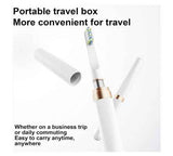 Darrahopens Adult Products > Lubricants & Care > Cleaning & Care PINK Miroooo Electric Toothbrush with 2 Brush Heads Travel Case,Sonic Toothbrush