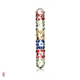 Darrahopens Adult Products > Sex Toys > For Couples House Of Dasein 12 Styles Dildo Smooth Glass Anal Beads Double Ended Dong Butt Plug - Style E