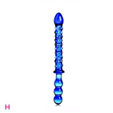 Darrahopens Adult Products > Sex Toys > For Couples House Of Dasein 12 Styles Dildo Smooth Glass Anal Beads Double Ended Dong Butt Plug - Style H