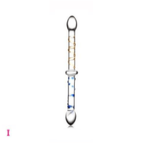 Darrahopens Adult Products > Sex Toys > For Couples House Of Dasein 12 Styles Dildo Smooth Glass Anal Beads Double Ended Dong Butt Plug - Style I