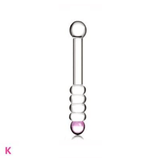 Darrahopens Adult Products > Sex Toys > For Couples House Of Dasein 12 Styles Dildo Smooth Glass Anal Beads Double Ended Dong Butt Plug - Style K