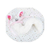 Darrahopens Adult Products > Sex Toys > For Couples House Of Dasein Black White Cute Kitten Ears Faux Fox Tail Ana Butt Plug Cosplay Bdsm - White - S - Hairpin