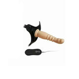 Darrahopens Adult Products > Sex Toys > For Women House Of Dasein 8 Inch Harness G Spot Vibrator Dildo Dong Strapon Belt Pegging Kit - Flesh