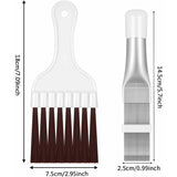 Darrahopens Appliances > Air Conditioners > Air Conditioner Accessories 2 pcs Air Conditioner Condenser Fin Comb, Fin Cleaning Brush Air Conditioner Fin Cleaner Refrigerator Coil Cleaning