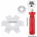 Darrahopens Appliances > Air Conditioners > Air Conditioner Accessories 4 Pieces Air Conditioner Condenser Comb Air Conditioner Comb Ac Fin Comb Refrigerator Stainless Steel Comb, 3 Styles