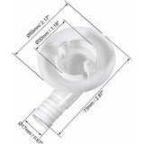 Darrahopens Appliances > Air Conditioners > Air Conditioner Accessories Air Conditioning Drainage Hose Connector Elbow Fitting For Mini-Split Units And Window Ac Unit Parts 30Mm 1 pcs