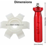 Darrahopens Appliances > Air Conditioners > Air Conditioner Accessories Condenser Fin Rectifier Ac Fin Comb Air Conditioner Radiator For Cleaning Radiator Evaporator (3 Sets)