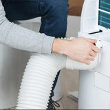 Darrahopens Appliances > Air Conditioners > Air Conditioner Accessories Portable Air Conditioner Exhaust Hose 13/15cm Extendable Vent Pipe PP Steel Wire - 2m x 15cm