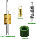Darrahopens Appliances > Air Conditioners > Air Conditioner Accessories R410A Mini Split Adapter Kit, 5/16 inch to 1/4 inch Coupler and Valve Core Remover for Air Conditioner Vacuum Pump Hoses
