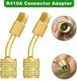 Darrahopens Appliances > Air Conditioners > Air Conditioner Accessories R410A Mini Split Adapter Kit, 5/16 inch to 1/4 inch Coupler and Valve Core Remover for Air Conditioner Vacuum Pump Hoses