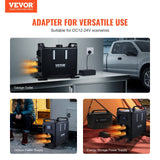 Darrahopens Appliances > Air Conditioners > Air Conditioner Accessories VEVOR 8KW Diesel Heater, 12V/24V All in One Diesel Air Heater, Bluetooth APP Control, Remote Control and Display Screen, CO Alarm, Fast Heating Vertical Portable Diesel Heater for Vehicles, Garage