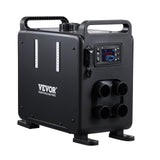 Darrahopens Appliances > Air Conditioners > Air Conditioner Accessories VEVOR 8KW Diesel Heater, 12V/24V All in One Diesel Air Heater, Bluetooth APP Control, Remote Control and Display Screen, CO Alarm, Fast Heating Vertical Portable Diesel Heater for Vehicles, Garage