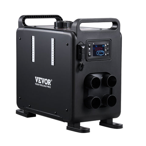 Darrahopens Appliances > Air Conditioners > Air Conditioner Accessories VEVOR 8KW Diesel Heater, 12V/24V All in One Diesel Air Heater, Bluetooth APP Control, Remote Control and Display Screen, CO Alarm, Fast Heating Vertical Portable Diesel Heater for Vehicles, Garage