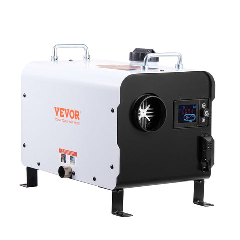 Darrahopens Appliances > Air Conditioners > Air Conditioner Accessories VEVOR 8KW Diesel Heater, 12V/24V All in One Diesel Air Heater, with Bluetooth APP Control, Remote Control and Display Screen, CO Alarm, Fast Heating Portable Diesel Heater for Vehicles and Outdoors