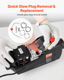 Darrahopens Appliances > Air Conditioners > Air Conditioner Accessories VEVOR 8V Glow Plug Repair Kit, Glow Plug Heater Repair Parking Heater Maintenance Kit with Atomization Mesh, Compatible with 2KW 5KW 8KW Diesel Air Heaters Models, Diesel Heaters Parts for Car Truck