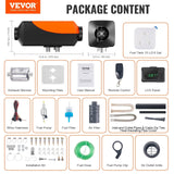 Darrahopens Appliances > Air Conditioners > Air Conditioner Accessories VEVOR Bluetooth App Control Diesel Air Heater, 12V 8KW Diesel Heater with Automatic Altitude Adjustment, Remote Control and LCD, Diesel Parking Heater for RV Trailer Camper Van Boat