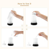 Darrahopens Appliances > Air Conditioners Essential Oil Aroma Diffuser - 120ml 3D Glass Bottle Ultrasonic Mist Humidifier
