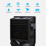 Darrahopens Appliances > Air Conditioners > Evaporative Coolers POLYCOOL 130L 750W Evaporative Air Cooler, Commercial Industrial Grade, Remote Control, Purifier, Fan