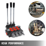 Darrahopens Appliances > Air Conditioners > Evaporative Coolers VEVOR 3 Spool Hydraulic Control Valve 11GPM Hydraulic Directional Control Valve Double Acting Hydraulic Valve for Tractors Loaders Tanks