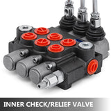 Darrahopens Appliances > Air Conditioners > Evaporative Coolers VEVOR 3 Spool Hydraulic Control Valve 11GPM Hydraulic Directional Control Valve Double Acting Hydraulic Valve for Tractors Loaders Tanks