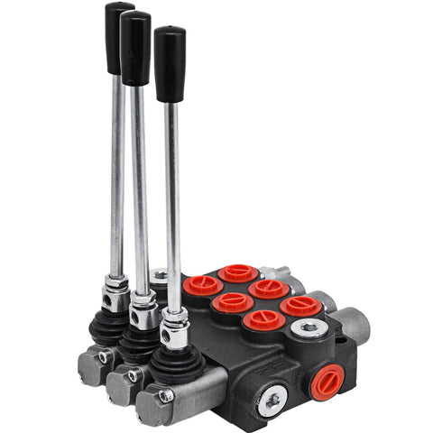 Darrahopens Appliances > Air Conditioners > Evaporative Coolers VEVOR 3 Spool Hydraulic Control Valve 11GPM Hydraulic Directional Control Valve Double Acting Hydraulic Valve for Tractors Loaders Tanks