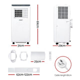 Darrahopens Appliances > Air Conditioners > Portable Air Conditioners 3-in-1 Devanti Portable Air Conditioner Dehumidifier Fan 7000BTU