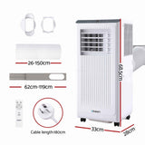 Darrahopens Appliances > Air Conditioners > Portable Air Conditioners Devanti Portable Air Conditioner 5000 BTU 3-in-1 with Remote Control In Australia - Darrahopens