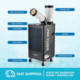 Darrahopens Appliances > Air Conditioners > Portable Air Conditioners POLYCOOL 2.7kW Portable Industrial Spot Cooler