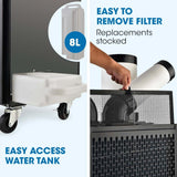 Darrahopens Appliances > Air Conditioners > Portable Air Conditioners POLYCOOL 4.5kW Portable Industrial Spot Cooler, with Twin Cooling Ducts, 15A Plug