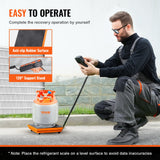Darrahopens Appliances > Air Conditioners > Portable Air Conditioners VEVOR Refrigerant Scale 220 LBS HAVC Charging Recovery Freon Scale, with Wired Remote Control, 5g High Precision Electronic Digital Recovery Weight Scale with Case and Dry Battery