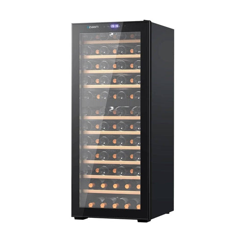 Darrahopens Appliances > Appliances Others Devanti Wine Cooler Fridge Compressor Dual Zone 80 Bottles