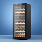 Darrahopens Appliances > Appliances Others Devanti Wine Cooler Fridge Compressor Dual Zone 80 Bottles