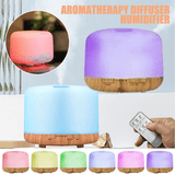 Darrahopens Appliances > Aroma Diffusers & Humidifiers Aroma Aromatherapy Diffuser LED Oil Ultrasonic Air Humidifier Purifier 500ML Wood Grain