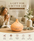 Darrahopens Appliances > Aroma Diffusers & Humidifiers > Aroma Diffusers 2 Pack Onion Diffuser Dark Wood + Remote, 24V AU Plug, Bedroom Gift Pack In Australia - Darrahopens